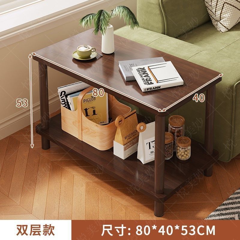 简约床头柜客厅小桌子沙发边几茶几卧室床头桌简易出租屋家用饭桌|undefined