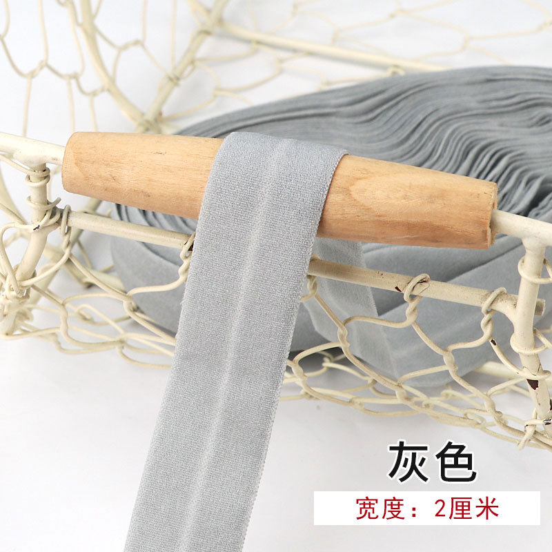 Tira de borde elástico de algodón accesorios de tela tira de borde de ropa de bebé cinta ropa interior banda elástica correa de tela plegable
