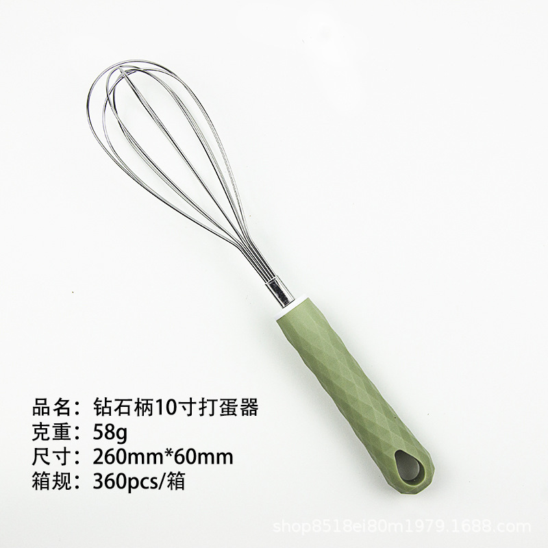 다이아몬드 손잡이 10 인치 계란 비터