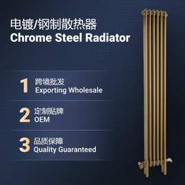 暖气片电镀拉丝亚马逊热卖水暖批发家用供暖设备水暖五金散热器