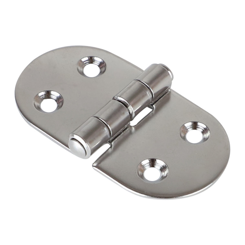 304不锈钢 冲压椭圆船用加厚合页折叠铰链游艇钓鱼船合页五金零件