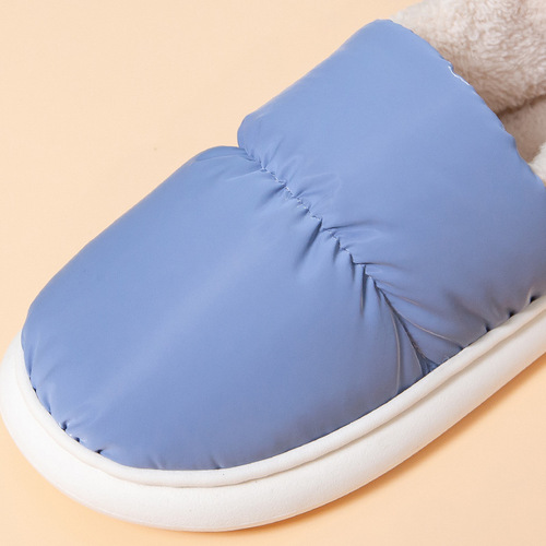 Cotton slippers for women, winter outer wear bags, coconut-stomping feeling, Internet celebrity home warm thick-soled cotton shoes for pregnant women and postpartum period, men's