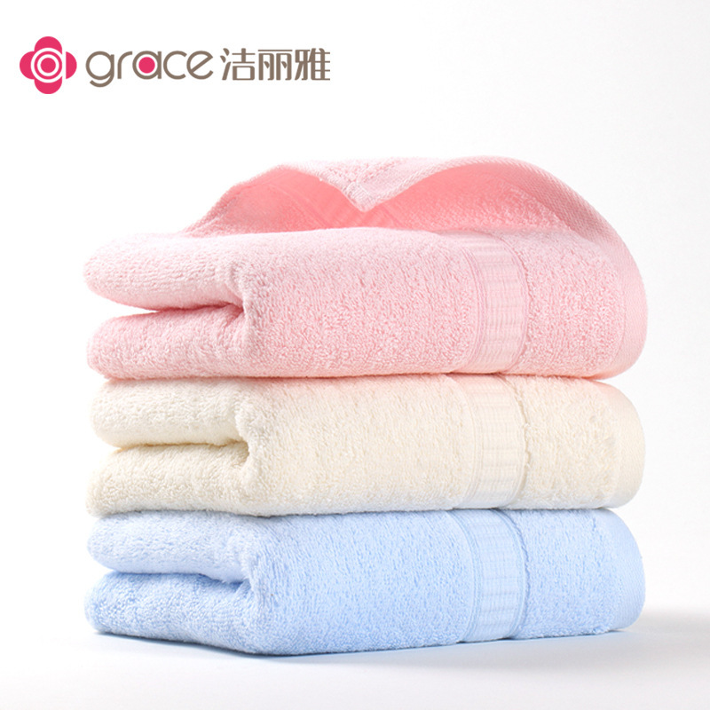 Jie Liya Towel Pure Cotton Household 6717 Adult Face Towel Cotton Bath Towel Towel Pure Cotton Type a