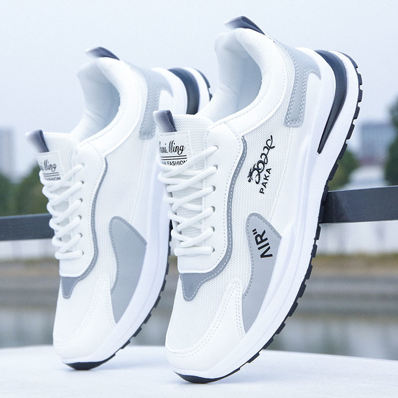 Men's Shoes Mesh Breathable New Shoes Men's Running Breathable Non-Slip Soft Sole Sports Shoes Lightweight Versatile Casual Shoes