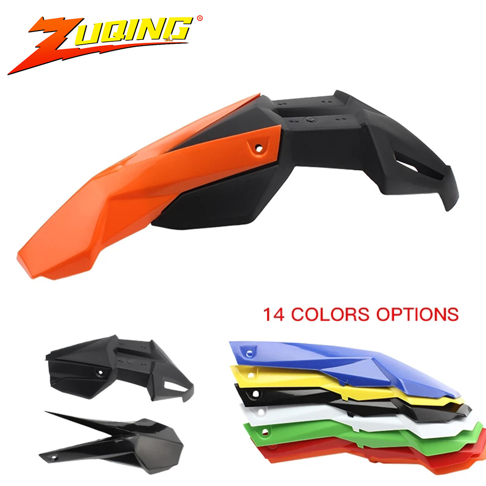 Removable Mud Guard, Off-Road Motorcycle Mudguard, 17inch Dual-Section Mud Guard for Slick Tires, Mud Guard Motorcycle Accessories