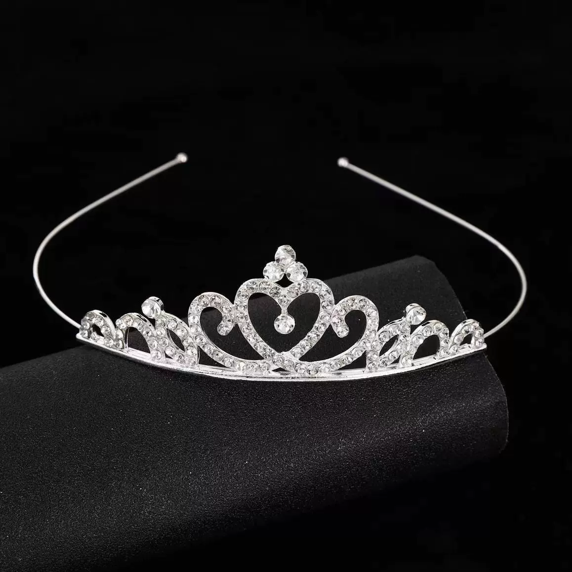 儿童演出水滴形皇冠饰品新娘结婚发饰头饰花童女发箍