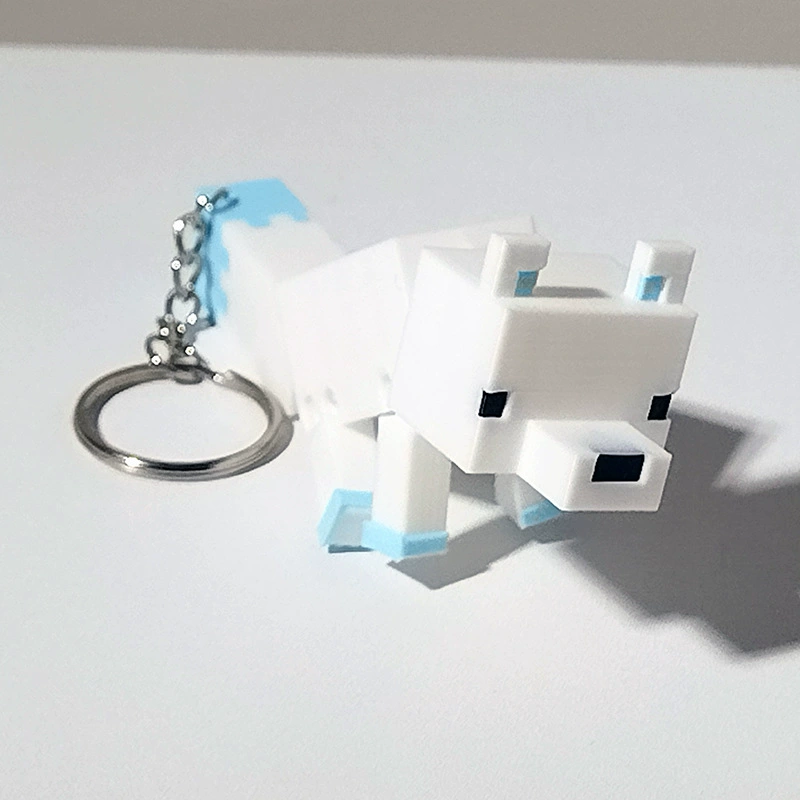 Круглый подвижный минифигура настольной игры, сумка, кукла, брелок, лиса, енот