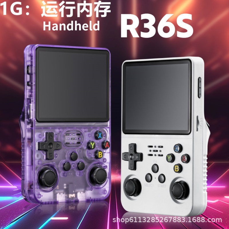 外国貿易クロスボーダーオープンソース r36s 携帯ゲーム機子供時代のノスタルジックなポータブル PSP 携帯クラシックホーム 3D ゲーム|undefined