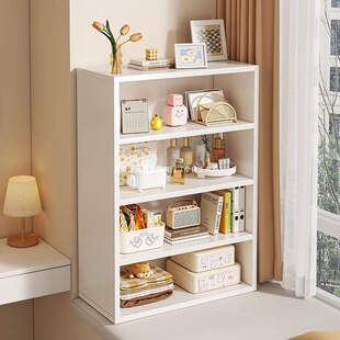 Bay Window Storage Cabinet Bookshelf Girls' Home Window Sill Storage Cabinet Small Bookcase Desk Integrated on the Window Sill Balcony