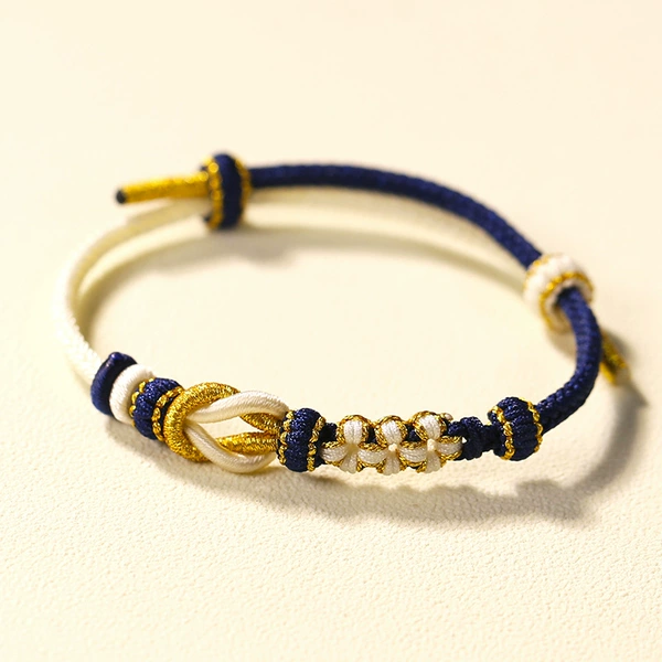 Tibetan blue+beige