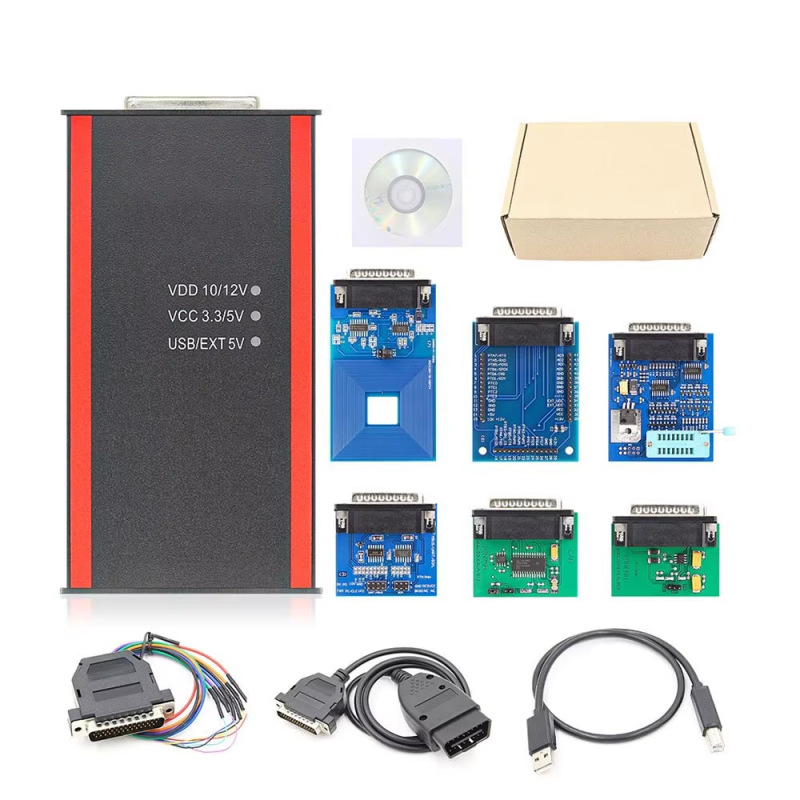 クロスボーダー Iprog+ Pro V87 ECU ツールは、carprog 車の ECU プログラマーを置き換えることができます|undefined