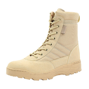 Outdoor Hiking Shoes Mid-Top Sweat-Absorbent Climbing Shoes Eva Injection Molded Bottom Hiking Shoes