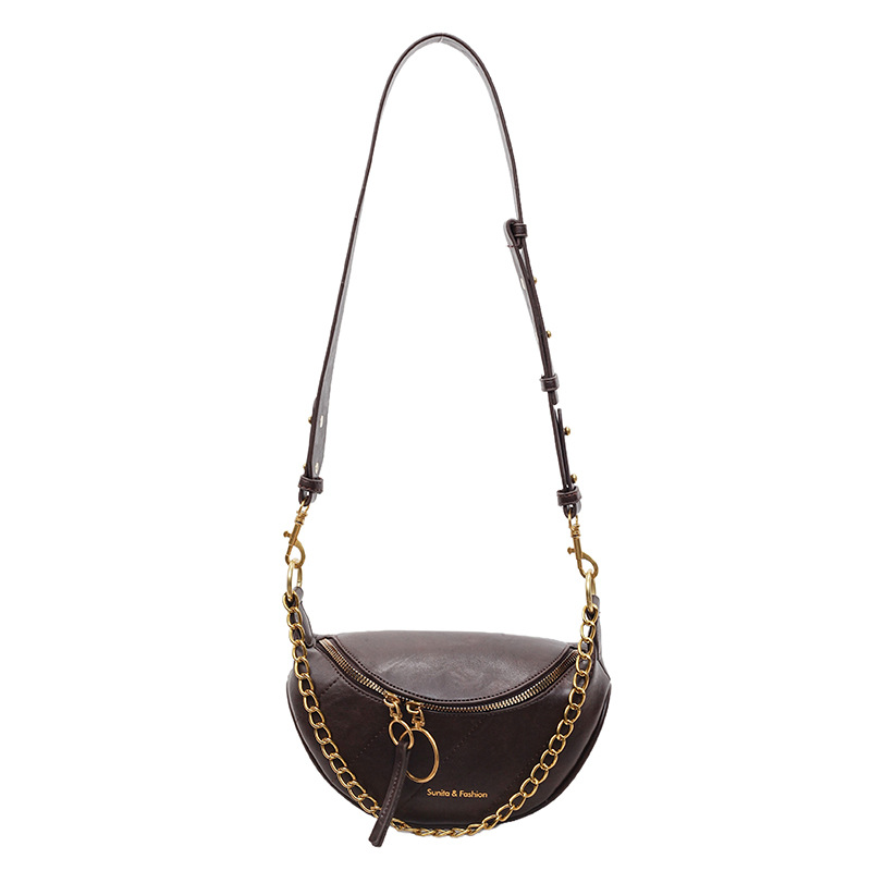 Bolso para mujeres 2025 nueva moda coreana transfronteriza bolsa de silla de moda alta textura lujosa bolsa de cadena versátil