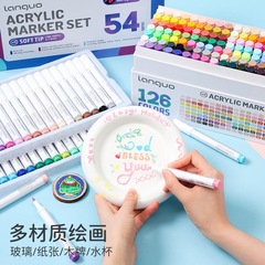 2025 新しいブルーフルーツ 126 色アクリルマーカーギフトボックスセット学生アクリルマーカー増量積み重ね可能な色
