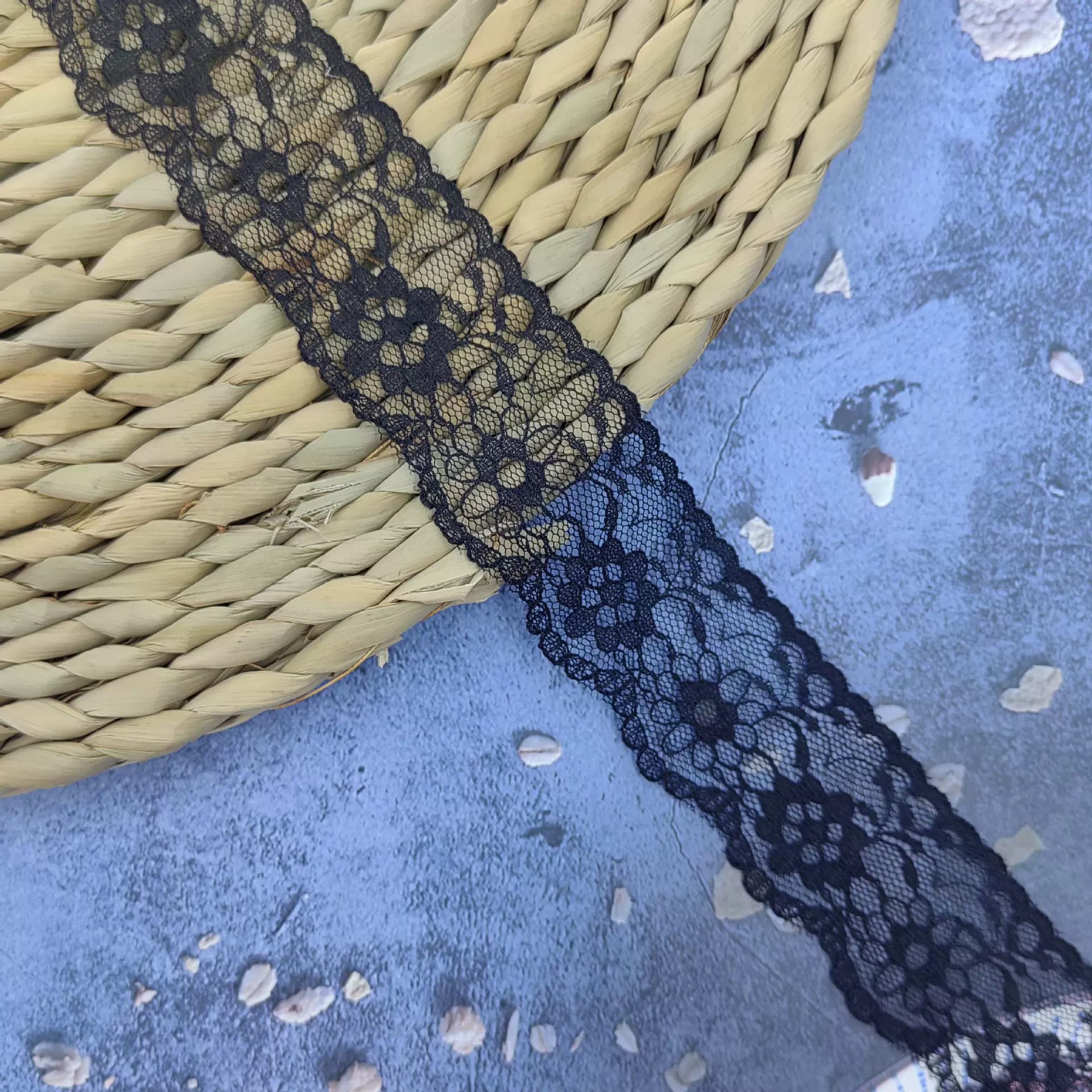 4公分锦纶丝无弹小花边 彩色蕾丝花边服装婚纱内衣蕾丝边礼服花边
