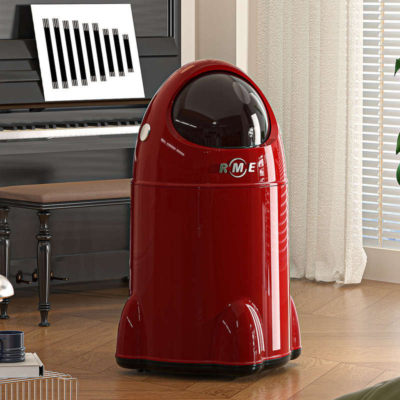 Creative Rocket Living Room Trash Can 2025 New Model Home Use No-Bending High-Value Simple Design Bedroom Kitchen Trash Bin Creative Rocket Living Room Trash Can 2025 New Model Home Use No-Bending High-Value Simple Design Bedroom Kitchen Trash Bin