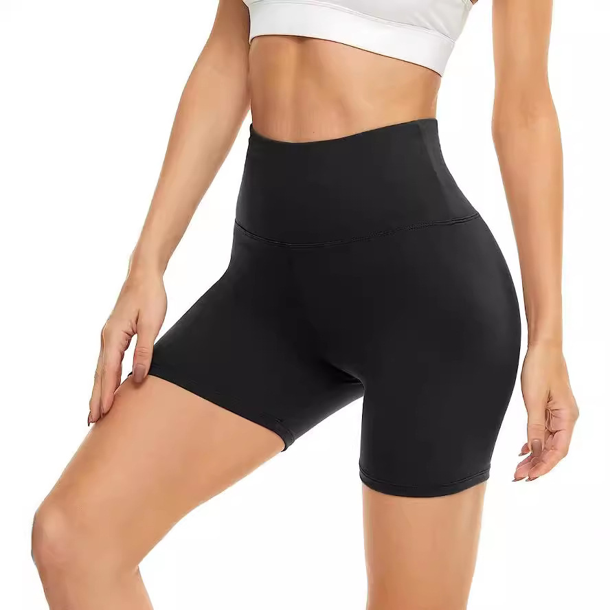 Cross-Border European and American Three-Point Yoga Pants Fitness Pants High-Waisted Peach Butt Casual Summer Shorts Sports Women's Outer Pants