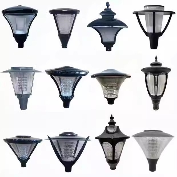 lámparas de jardín al por mayor lámparas de aluminio fundido al aire libre impermeable lámpara de calle fábrica venta directa led lámpara de jardín al aire libre