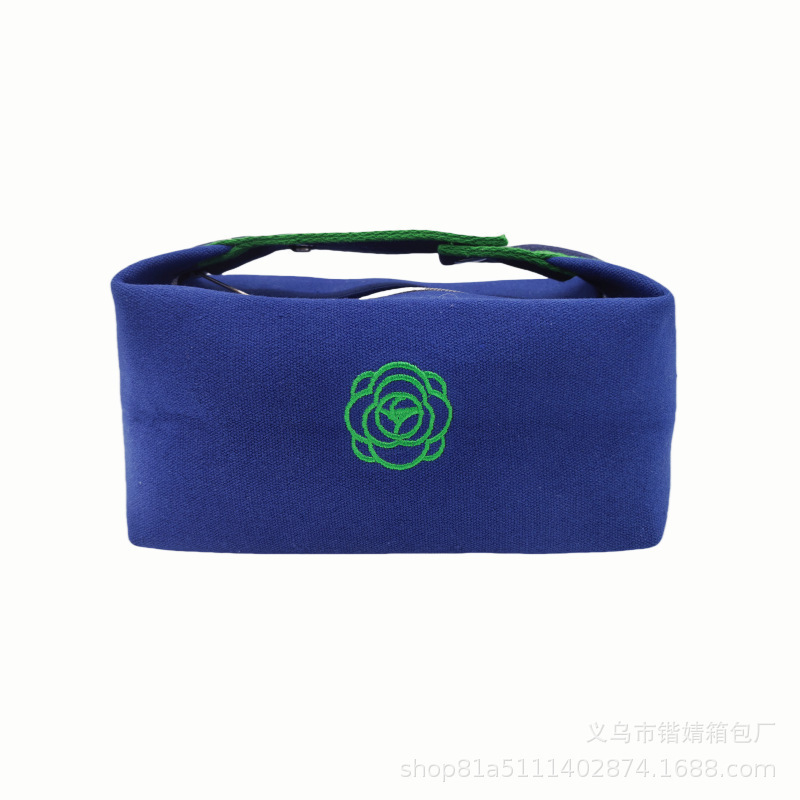 新款手提帆布化妆包高级分区便携化妆品收纳包透气帆布旅行收纳袋|undefined