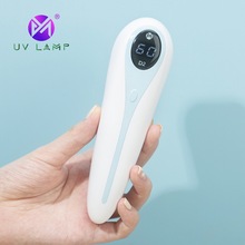 D2新款便携日式手持美甲灯光疗灯UV LED光疗机USB可充电厂家直销