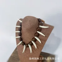 Ожерелье с зубами из ореха Самоа, гирлянда из островитян, аксессуары кукуи, ювелирные изделия для гавайских танцев, вечерние подвески