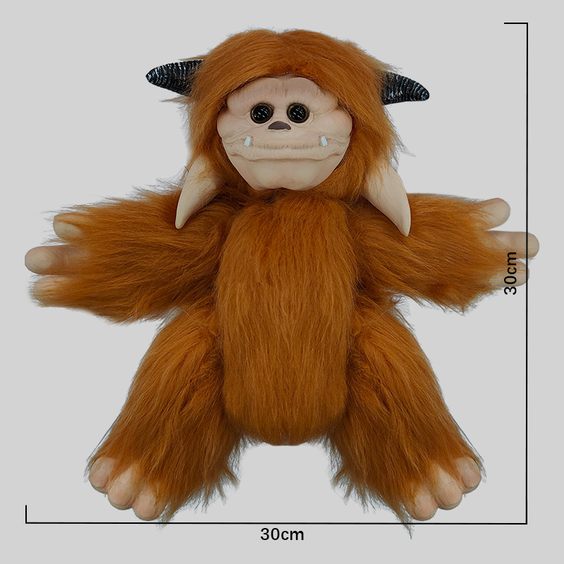 Oso marrón bebé lindo juguete de peluche Kaola decoración cabeza extremidades ajustable niños creativa pequeña muñeca mapache