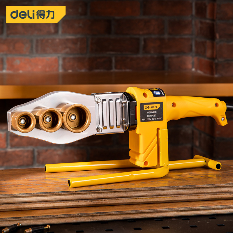 得力工具63型热熔器电子控温数显调温恒温焊接机水工程多功能工具