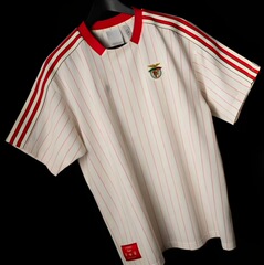 2526 ベンフィカ ホワイト半袖特別版ジャージ レトロ カジュアル スポーツ サッカー トレーニング ウェア サマー Tシャツ