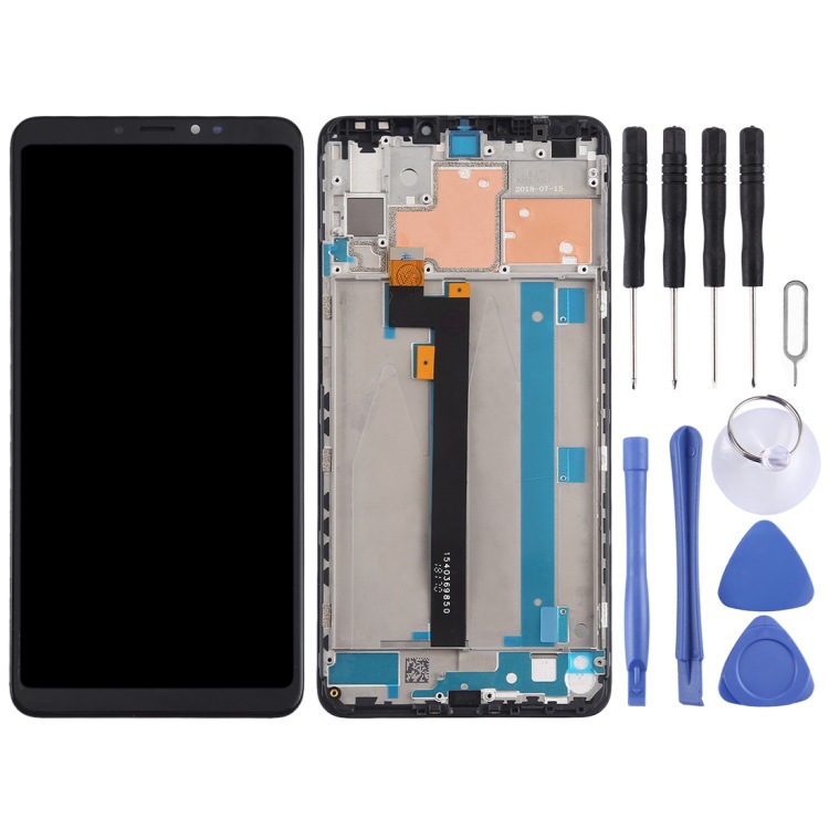 Para Xiaomi Mi Max 3 TFT material LCD conjunto táctil con marco