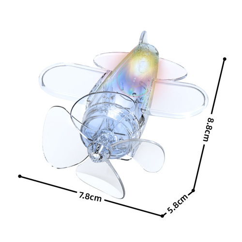 Light-up small plane colored lights electric car motorcycle wind energy LED bright light car ambiance lights car fashion