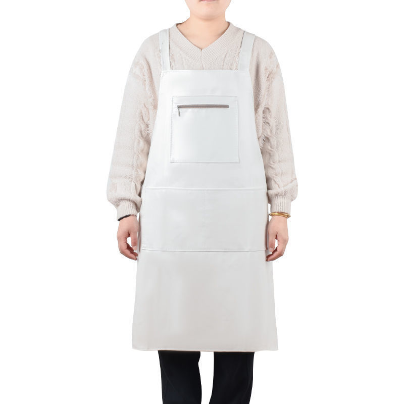 女性用革エプロン、防水、耐油、水産作業用エプロン、厚手のPUキッチン食堂、男性用エクストラロングWeihong|undefined