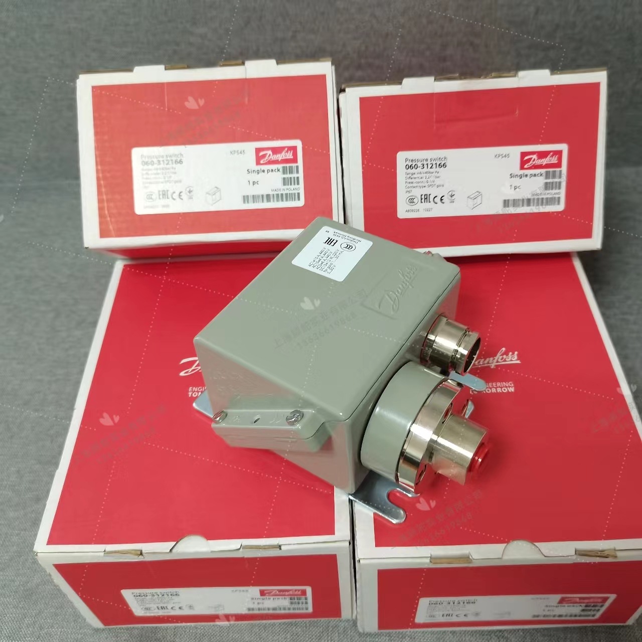 Danfoss丹佛斯压力开关KPS45 060-312166 060-312066 现货供应