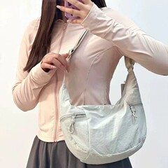 ルルの新しい三日月クロワッサンオリジナル規格 6L/13L スポーツフィットネス餃子バッグ多用途ショルダークロスボディヨガバッグ