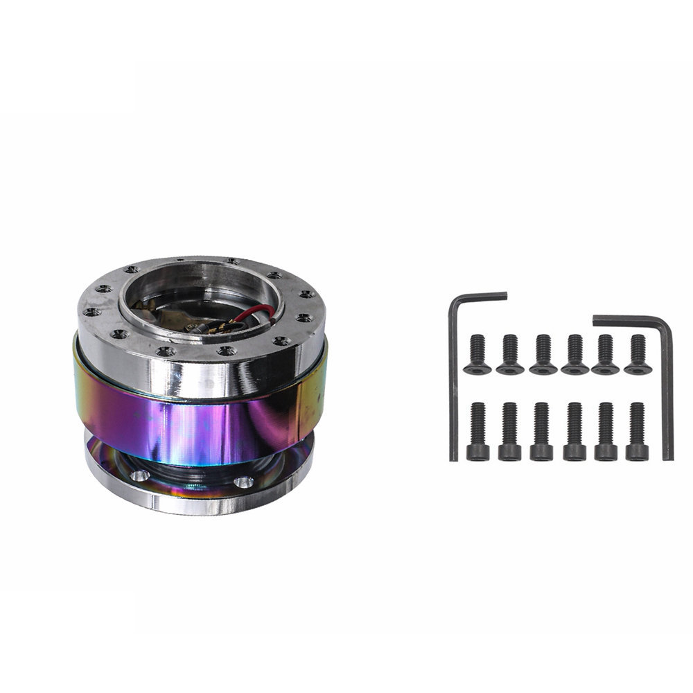 Car Modified Steering Wheel Base Quick Release Universal Racing Modified Competitive Metal Adapter Base Booster Pad