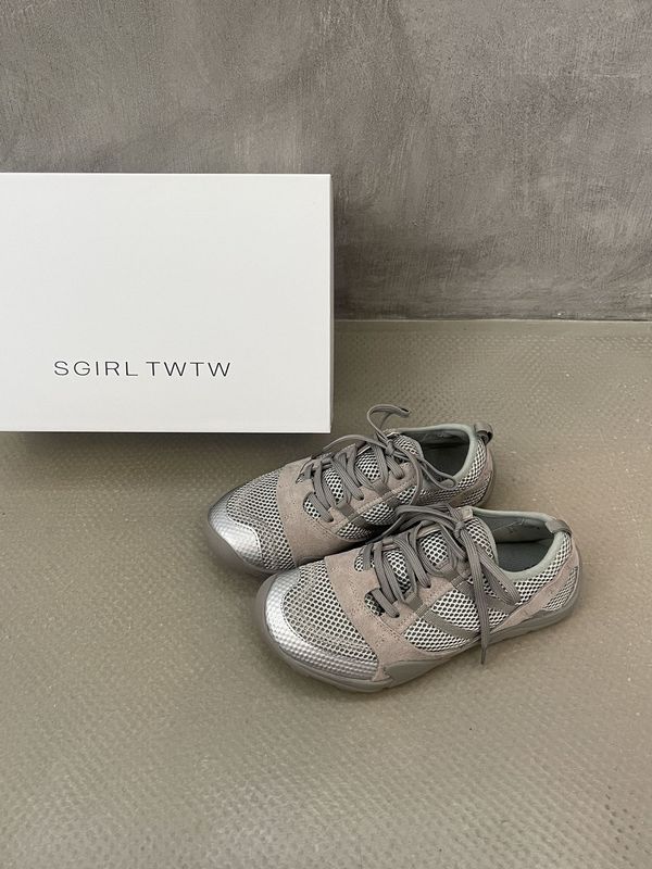 SGIRL TWTW复古运动德训阿甘鞋女2025新款舒适软底网面透气老爹鞋|undefined