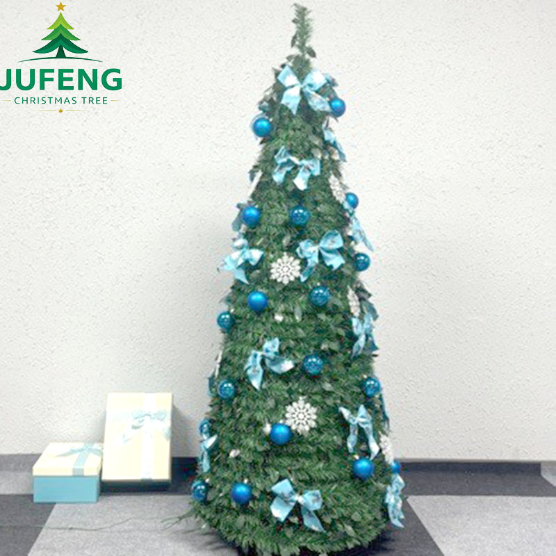 2026 New Model Cross-Border Christmas Tree Hot-Selling Items with Lights, Decorations for Living Room and Shopping Malls, Extendable and Foldable Tree, Custom Processing