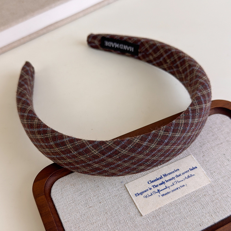 Otoño y invierno Meilade coreano retro estricto esponja cabeza de banda nueva variedad de terciopelo alto cráneo ancho banda de cabello mayorista