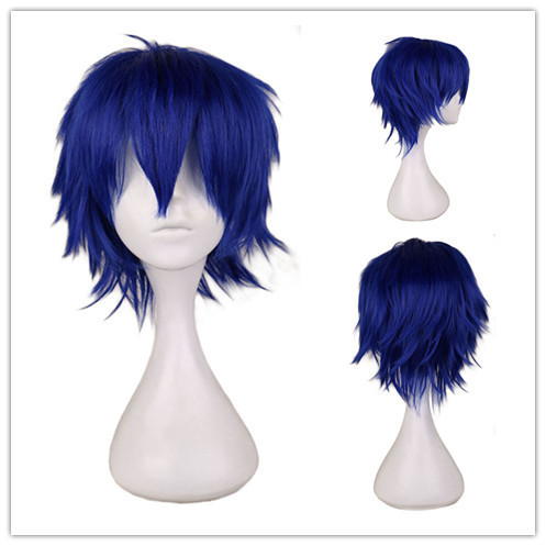 Cross-Border European and American Cosplay Anime Wig Universal Color Harajuku Anti-Curling Men's Short Hair Anti-Curling Style - photo 20