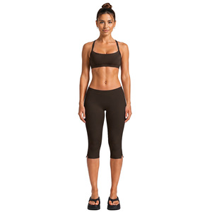 AYM043725 Naked Feel Yoga Set Quick Dry Low-Rise Pants and Halter Bra Aoyema wholesale