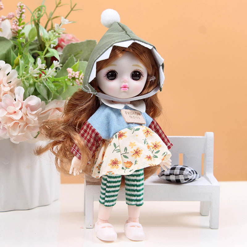 17 cm caja de regalo conjunto de marea constante muñeca Barbie muñeca muñeca cambiante articulaciones muñeca estand móvil