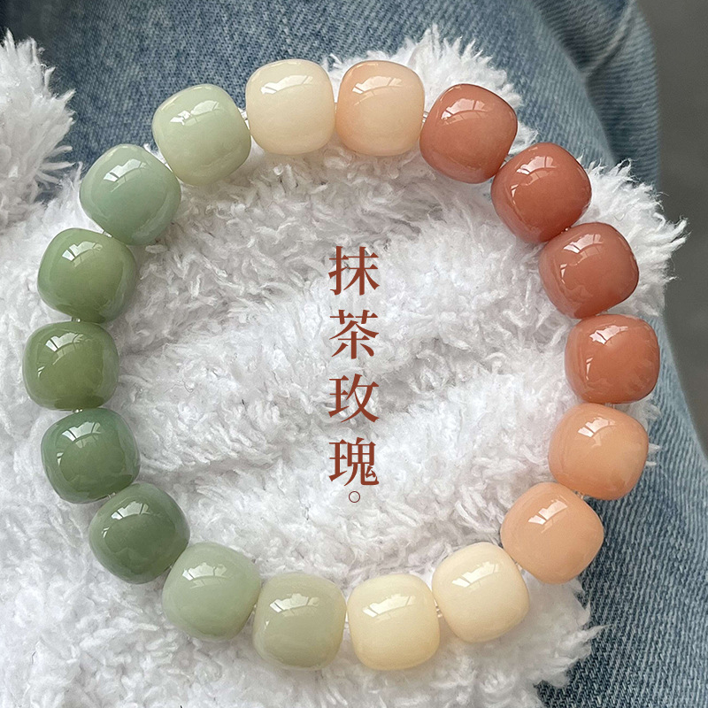 말차 로즈 [희석 컬러 오래된 소재]