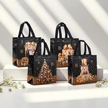 F 25462 Black Christmas Gift Bag ��ɫʥ����Ʒ�� ŷ���羳