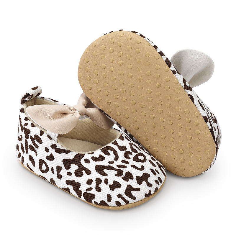Girl's Casual Leopard Round Toe Toddler Shoes display picture 5