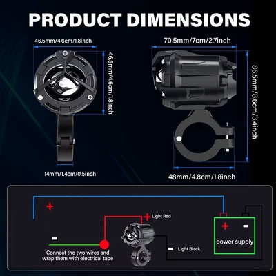 electric vehicle strobe mode, front headlight – Motorcycle headlights, headlights