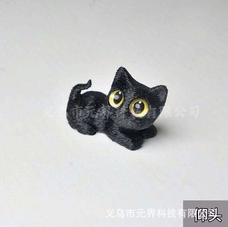 现货大眼萌猫3d打印玩具桌面工艺品手办摆件|undefined