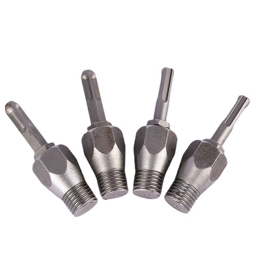 Electric hammer to rhinestone conversion head 1/2 square round six post anti-wire 1/2 3/8 hexagonal round drill chuck post