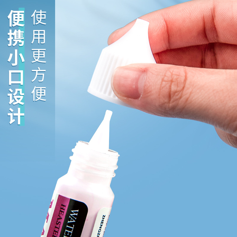 Haite Blanqueamiento Líquido Pintura de color Acuarela Goma arábiga Pintura de bilis Líquido de cubierta de modificación en blanco