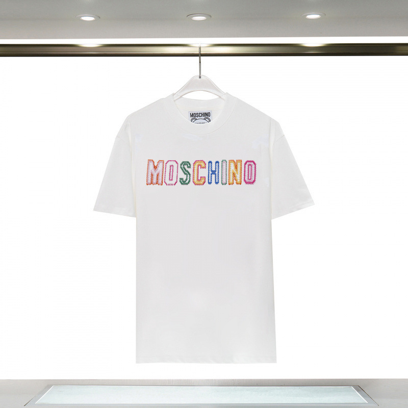 2025 春夏新作メンズカジュアルラウンドネック半袖 T シャツ中空刺繍クマ文字ルーズで多用途|undefined