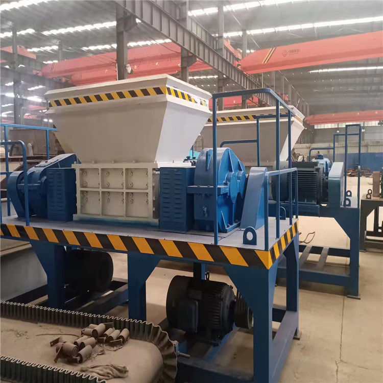 Double -axis tearing machine rubber tire plastic thin film wooden…