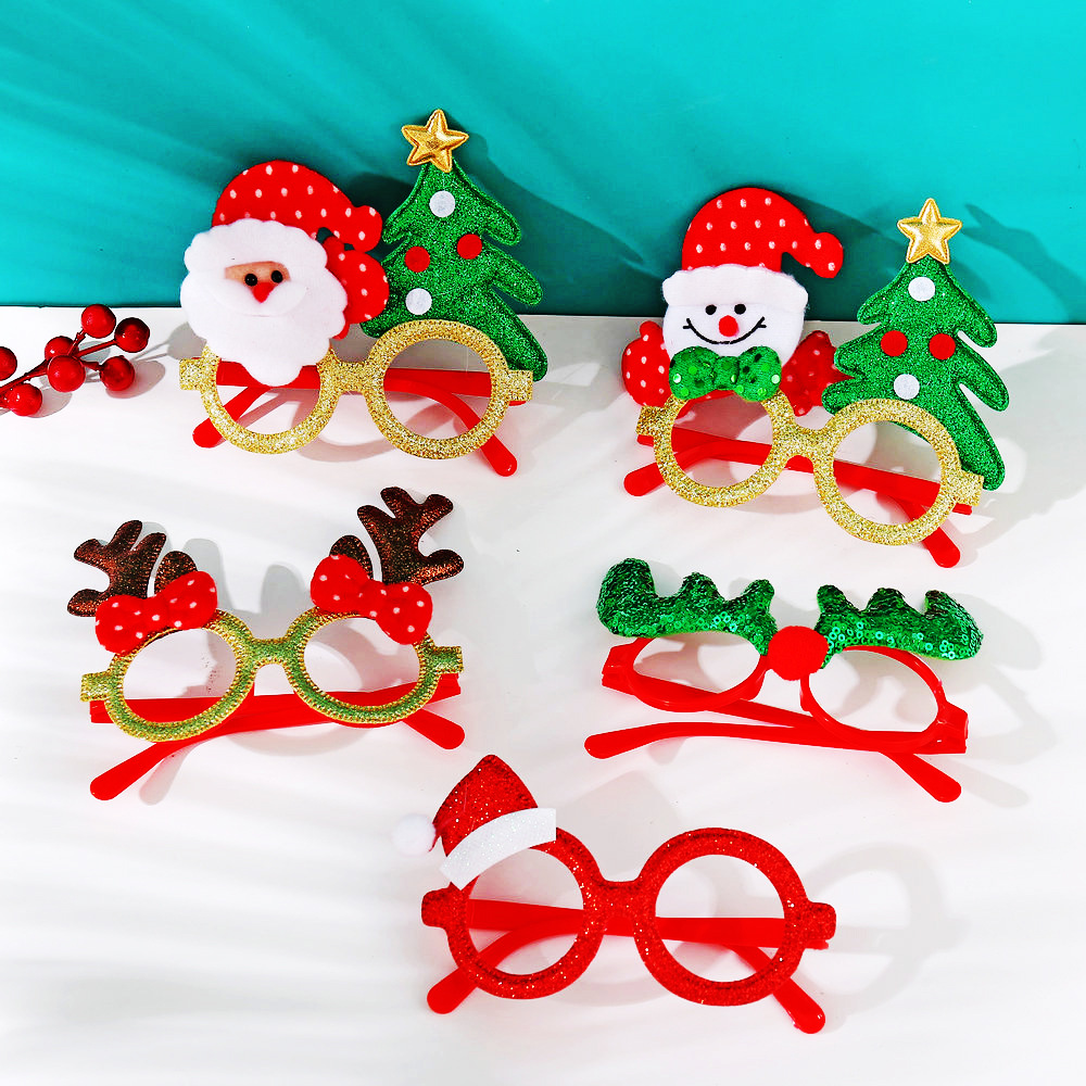 Christmas Antlers Christmas Glasses For The Elderly New Christmas Decorations Adult And Children Toy Christmas Decorative Glasses display picture 7